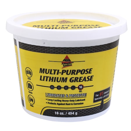 Multi-Purpose Lith-Ease Black Lithium Grease, Tub, 16 Oz